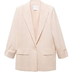 3XL - Women Blazers Mango Eleli Linen Blend Blazer