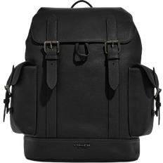 Coach Hudson Backpack - Pebbled Leather/Gunmetal/Black