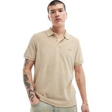 Calvin Klein Beige Tops Calvin Klein Towelling Polo Shirt Beige