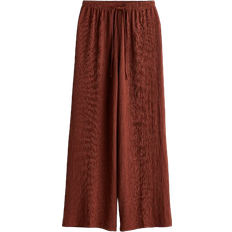 H&M Wide Pull-On Trousers - Brown