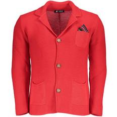 Men - Pink Cardigans U.S. Grand Polo Chic Pink Cardigan with Elegant Logo Detail