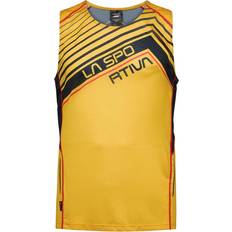 Men - Yellow Tank Tops La Sportiva T-shirt Tank Sleeveless Yellow Black
