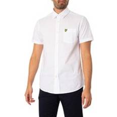 White Shirts Lyle & Scott Plain Poplin Sleeved Shirt White