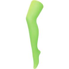 Support Tights Sock Snob Womens Ladies denier bright coloured opaque neon tights Green Nylon One