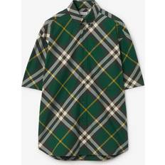 Burberry M Shirts Burberry Check Cotton Shirt Ivy