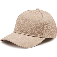 Calvin Klein Beige Accessories Calvin Klein Cap Monogram Jacquard K60K612032 Beige 00