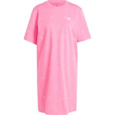 Adidas Short Dresses adidas Tiro Summer Tee Dress Lucid Pink Black