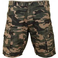 Kam Jeans Plus Kbs329 Camouflage Cargo Shorts Khaki 50, Col