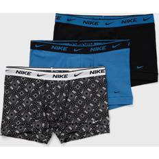 Nike Blue - Men Men's Underwear Nike Everyday Cotton Sretch Boxer Shorts Pack Men multicoloured
