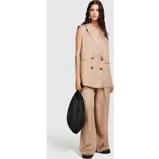 Beige - Women Suits Sisley Double Breasted Vest