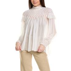 Carolina Herrera Balloon Sleeve Top