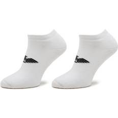 Emporio Armani White Socks Emporio Armani 2er-Set niedrige Herrensocken 306208 4R300 00010 Weiß