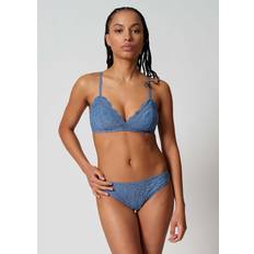 Blue - Women Lingerie Sets Skiny Bustier be denim