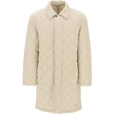 Burberry L Coats Burberry Quilted Nylon Midi Car Coat With