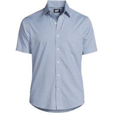 Lands' End Men Shirts Lands' End Men's Short Sleeve Travel Kit Button-Up Short Sleeve Shirt