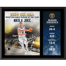 Fanatics Authentic Jokic Denver Nuggets 12"x 15" 2024 NBA MVP Sublimated Plaque