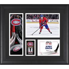 Fanatics Authentic Kirby Dach Montreal Canadiens 15"x17" Framed Player Collage with a Piece of Game-Used Puck