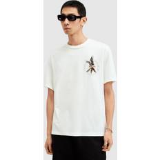 AllSaints Men - Yellow Clothing AllSaints Fret Relaxed Fit Graphic T-Shirt