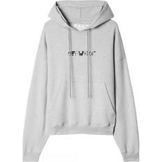 Off-White Face Design Skate Fit Grey Hoodie