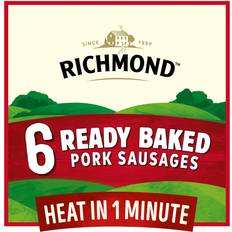 Richmond Ready Baked 6 Pork Sausages 264g