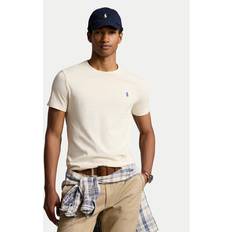 Polo Ralph Lauren Beige Clothing Polo Ralph Lauren T-Shirt 710671438371 Écru Custom Slim Fit