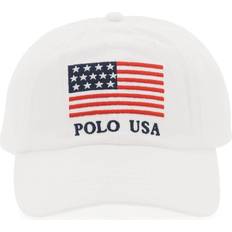 Polo Ralph Lauren White Caps Polo Ralph Lauren Baseball Cap In Twill With Embroidered Flag