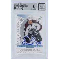 Upper Deck Nathan MacKinnon Colorado Avalanche Autographed 2017-18 SP Authentic Rookie Year Milestones #RYM-NM Fanatics Witnessed Authenticated 9/10 Card