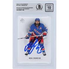 Upper Deck Mika Zibanejad New York Rangers Autographed 2020-21 SP Authentic #87 Fanatics Witnessed Authenticated Card