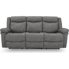 HOME DETAIL The Rowan Grey Sofa 206cm 3 Seater