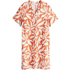 H&M Viscose Tunic Dress - Orange/Patterned