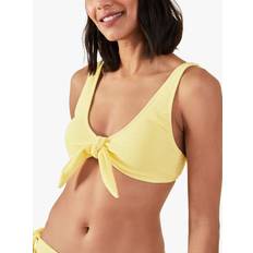 Yellow Bikini Tops Accessorize Bunny Tie Bikini Top