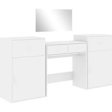 vidaXL Modern White Dressing Table 39x80cm