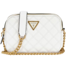 Guess Giully Quilted Mini Crossbody - White