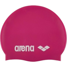 Arena Classic Silicone Cap - Fuchsia/White