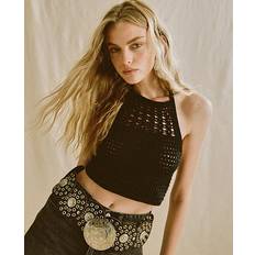 Superdry Blouses Superdry Cropped Halter Crochet Top