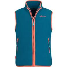 Hiking Fleece Garments Trollkids Kid's Arendal Vest - Atlantic Blue