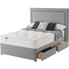 180cm - Double Beds Bed Packages Silentnight Mirapocket 1200 Super King 180x200cm