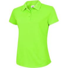 Polyester - Unisex Polo Shirts Uneek Ladies Ultra Cool Poloshirt UC126 Electric Green Colour: Elect