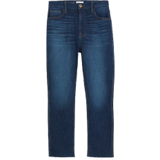 River Island High Waisted Slim Straight Jeans - Blue