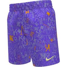 Purple Swim Shorts Nike Swim Blender Little Kids' Boys' 5" Volley Shorts in Purple, NESSE861-504