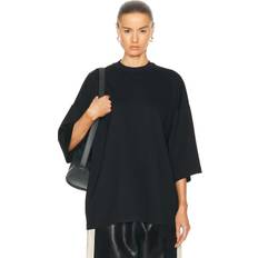 Fear of God Shirts Fear of God Viscose Embroidered Thunderbird Milano Tee in Black