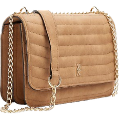 River Island Quilted Chain Shoulder Bag - Brown