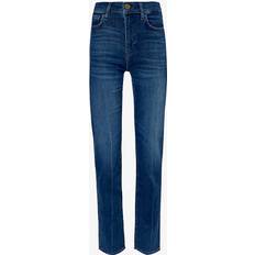 Frame Womens Calvin Le High Straight-leg High-rise Stretch-denim Jeans