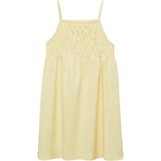 Mango Kid's Gathered Details Dress - Yellow