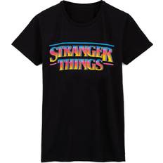 Stranger Things black short sleeved t-shirt mens