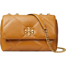 Tory Burch Small Kira Diamond Quilt Convertible Shoulder Bag - Tan