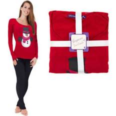 Red Pyjamas Rjm Red Size14 Women's Christmas-Themed Winter 2-Piece Pyjama Set One