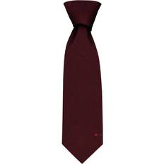 Men - Wool Ties iLuv Plain tie pure wool plain solid maroon