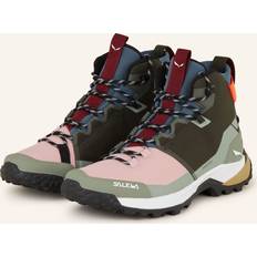 Green Chukka Boots Salewa Puez Mid PTX Hiking Boots Women's Dark Olive/Shadow 00-0000061439-5651-8-5
