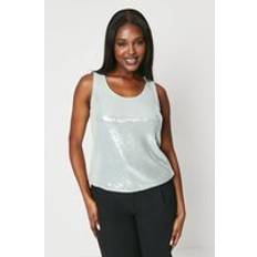 Slim - Women Blouses Coast bow back sequin shell top